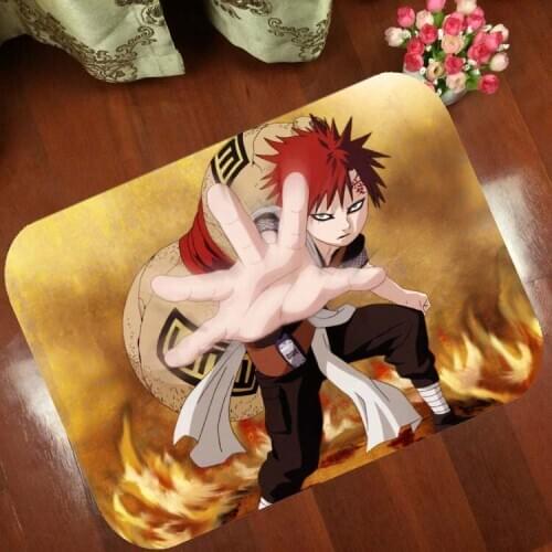 Mats Anti Slip Floor Mat Hokage Ninjia cartoon Comic Carpet Printed Pattern Carpet Rug for Bathroom Door Living Room