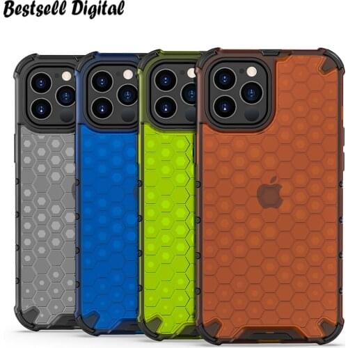 Shockproof Case for iPhone 12 Mini 12 Pro 11 Pro Max 6s Plus Honeycomb Phone Cover for Apple iPhoneSE 2020 7 8 XR XS Max