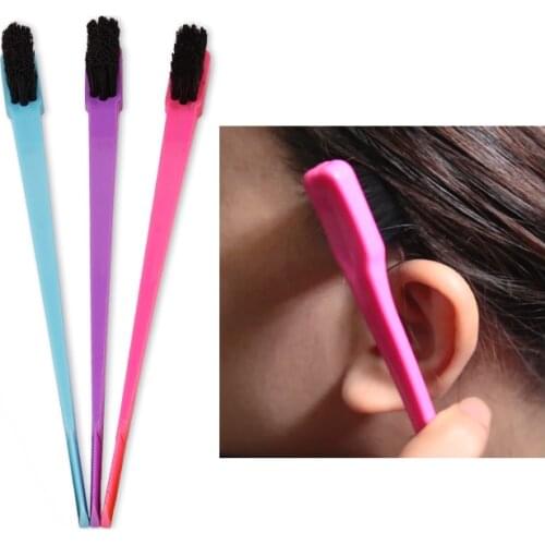 3pcs Edge Control Hair Brush For Hair Styling Professional Accessories hair care products for Double Sided Comb Random Color