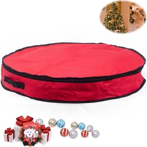 Christmas wreath storage bag Christmas decoration Christmas tree accessories storage bag holiday decoration storage bag