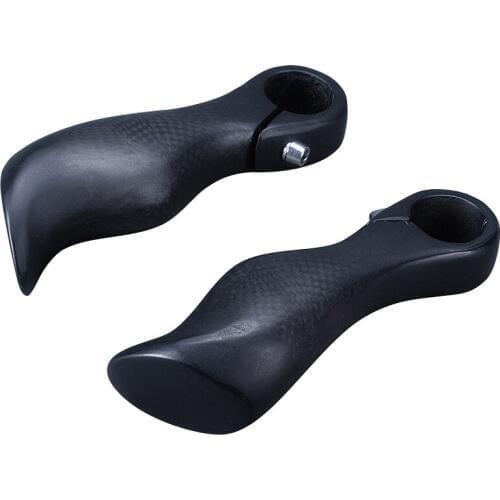 Super light 99g Black Matte/Gloss Full 3K Carbon Fibre Bicycle Bar Ends Small Auxiliary Handlebar MTB Bike Bar Ends Parts 22.2mm