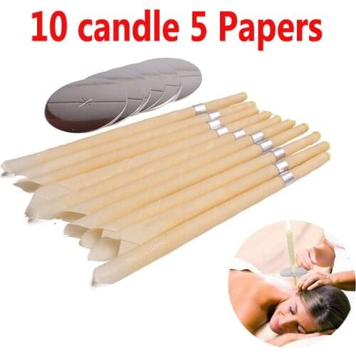 2 10 25pcs Ear Candles Ear Wax Clean Removal Natural Beeswax Propolis Indiana Therapy Fragrance Candling Cone Candle Relaxation