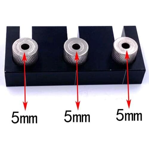 5mm Drill Bit 3 in 1 log tenon hole punch Locator Jig Woodworking hole opener DIY tools