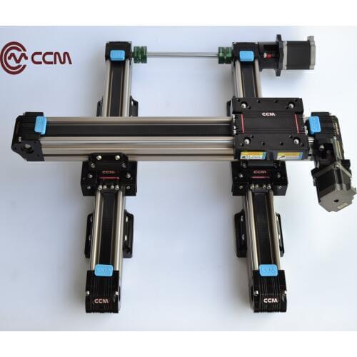 Heavy Load Moving Linear robot toothed belt axis wood cutting