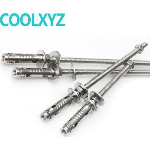 [M6M8M10M12] 304stainless steel lengthening expansion screw super long ceiling expansion bolt