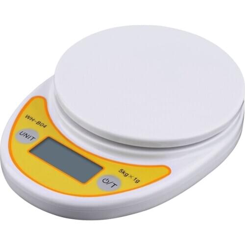 WH-B04 5kg/1g LCD Display Digital Electronic weight Home Kitchen Scale for Food Balance Weighing scales