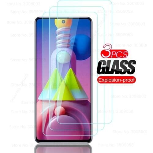 3PCS for samsung m51 case protective glass for samsung galaxy m01 core m11 m21 m31 m31s m 11 21 31 31s 51 tempered glass cover