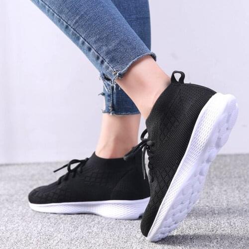 2020 Summer Women Flats Ladies Flat Sneakers Shoes Women Breathable Mesh Sneakers Women Slip On Tenis Feminino Shoes