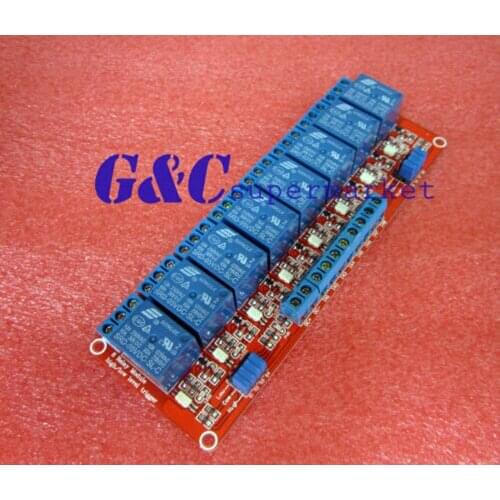 12V 8-Channel Relay Module with Optocoupler H/L Level Triger diy electronics