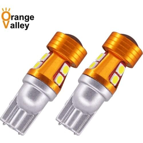 2PCS W5W LED Bulb T10 194 168 Clearance Parking Lights 8 LED 3030 SMD Interior lights Side Bulb Lamp
