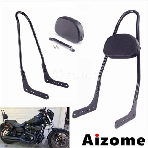22" Motorcycle Backrest Steel Sissy Bar Rear Luggage Rack For Harley Softail Low Rider Fat Boy Street Bob Breakout 2018-2020