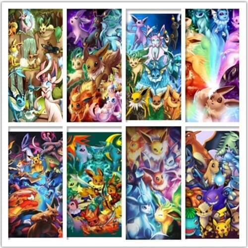 5D DIY Diamond Painting Cross Stitch Full Round/Square Diamond Embroidery Mosaic Cartoon Pictures Decor Gift