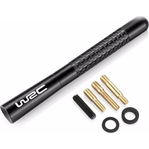 WRC Carbon Fiber Radio Car Antenna For Hyundai Solaris I30 Elantra Tucson I10 i20 i35 IX20 IX25 IX35 Santa Fe Getz