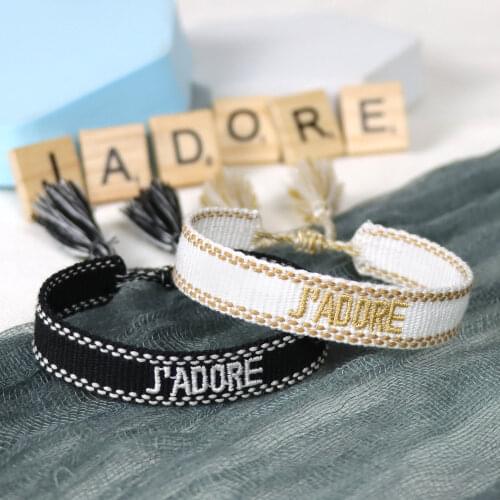 Canvas Bracelets With Rivet Adjustable Woven Friendship Straps Jewelry Gift for Sisters Friends