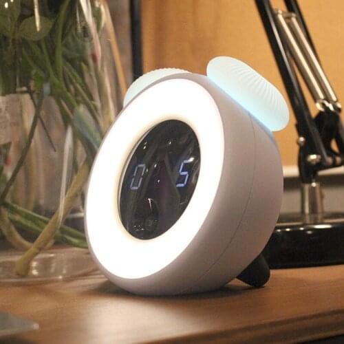 Alarm Clock Time Show LED Night Light USB Night Touch Sensor Light Light for Room Kid Baby Bedroom Home Light Decoration