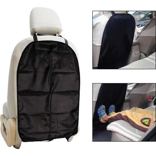 2/1Pcs Car Rear Seat Cover Black Car Seat Back Protectors For Children Dogs Protect From Mud Dirt Clean Automobile Kicking Mat