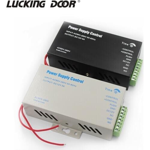 DC 12V Door Access Control system Switch Power Supply 3A 5A AC 110~240V for RFID Fingerprint Access Control Machine Device