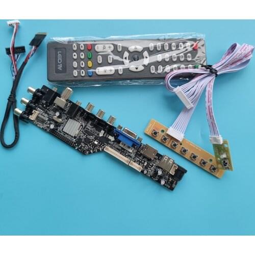For N156B6 controller digital 1366x768 VGA AV TV remote board driver LED USB HDMI-compatible panel monitor Display DVB-T DVB-T2