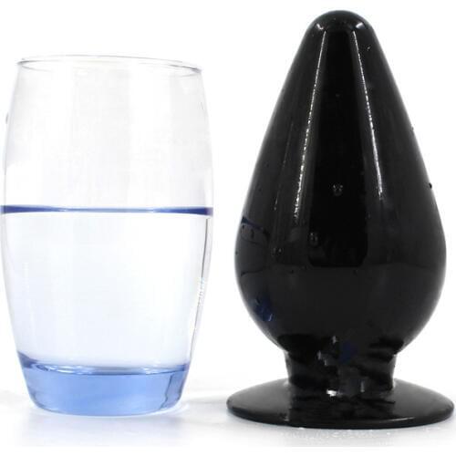 Anus toy soft Silicone 72mm big Anal Butt Plug Suction cup male Masturbation expander huge anal plug Sex Toys for Woman ButtPlug