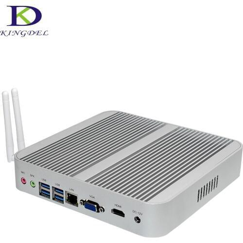 Out of print 5 Gen Intel Core i5 5200U Fanless Mini PC Intel HD Graphics 5500 4*USB Mini Computer tinny PC windows 10 HDMI SD