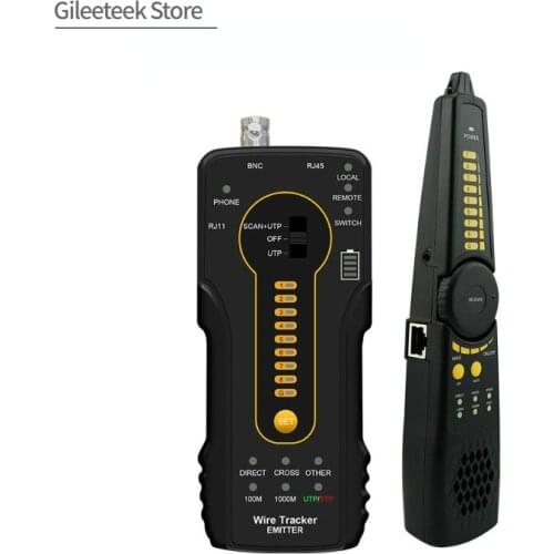 Multifunction Cable CT66 Network Cable Testing Tool for Router Detection/Short Circuit Detection Function Meter Tracking Device