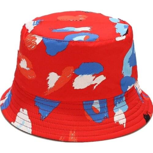Cotton Graffiti Bucket Hat Fisherman Hat Outdoor Travel Hat Sun Cap Hats for Men and Women 336