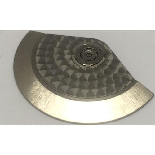 Generic Tudor Rotor Oscillating Weight Watch Movement automatic Pendulum For ETA 7750 7751 7753 7754 Silver Strip Perlage