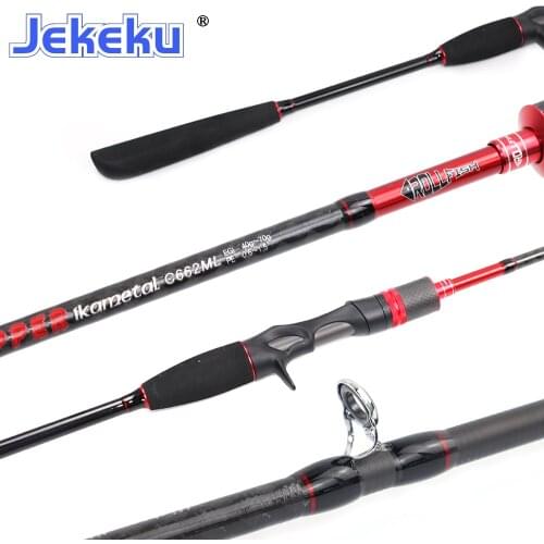 JEKEKU NEW Slow Jigging Fishing Rod 1.65m 1.8m 2m Squid Casting Rod Spiral Guide Ring Fishing Rod PE : 2-4 100-300g for Big Fish