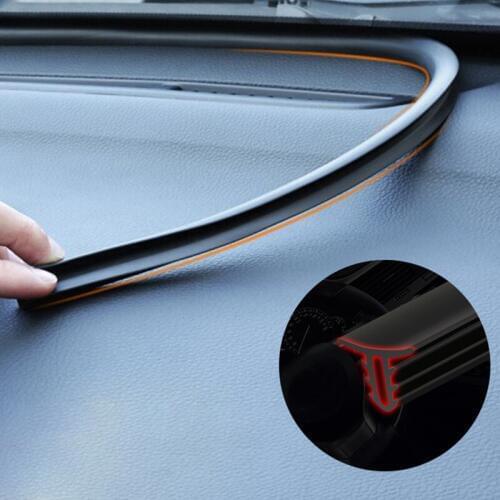 160cm Car Sealing Strip Noise Sound Insulation Rubber Strips Universal For Weatherstrip Auto Interior Accessories