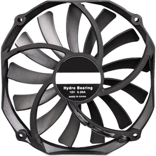 CPU Cooling Fan High Airflow 13-Blade Design Silent PWM Fan Radiator Cooler 140mm Low Profile Ultra Thin CPU Cooler AXFY
