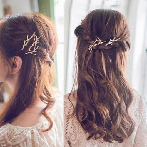 Hairpin Antler Branch Retro Japanese Forest Simple Fresh Fashion Beautiful Party Banquet Wedding Girlfriend Birthday Gift Bride