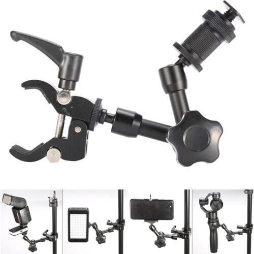 11in Magic Arm with Metal Fixing Clamp Anti-slip Adjustable Durable Kits for Camera GDeals