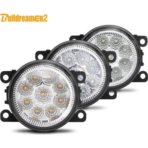 2 X Car Fog Light Assembly LED Daytime Running Lamp DRL For Ford Fusion Focus Fiesta EcoSport Ranger Transit Tourneo Edge C-Max