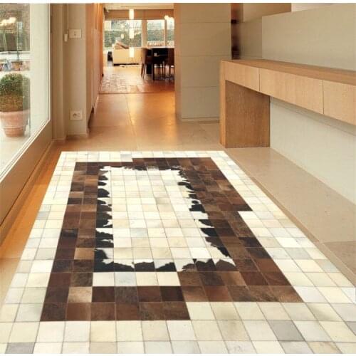 2018 free shipping 100% natural genuine cow leather tapete persa