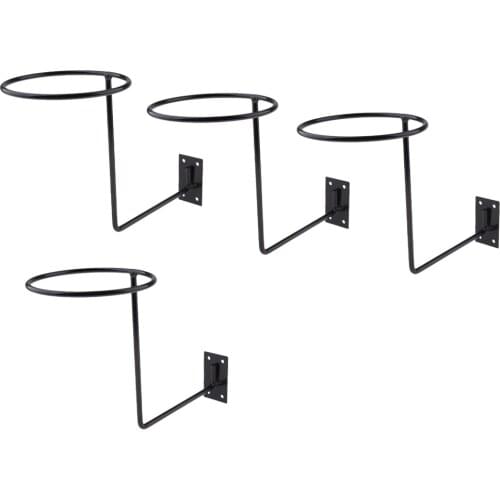 4x Motorcycle Accessories Helmet Holder Hanger Rack Jacket Hook Gifts Black