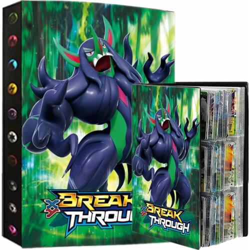 432Cards Pokemon Album Book Anime Collection Holder 9 Pocket VMAX GX Game Map Binder Folder Top Loaded List Toys Gift For Kids
