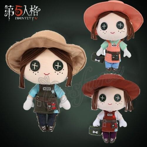 Anime Identity V Survivor Gardener Emma Kawaii 30cm Short Plush Doll Pillow Cute Change Clothing Toys Cushion Cartoon Xmas Gifts