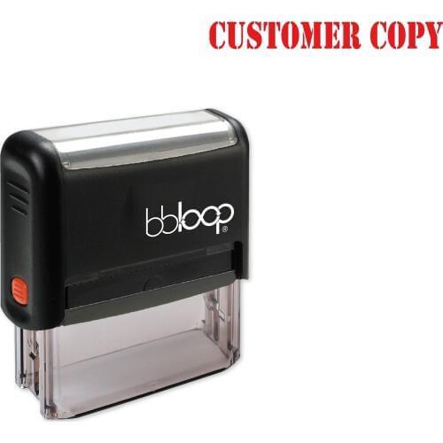 Bbloop Customer Copy w/military Style Font and Design Self-Ink