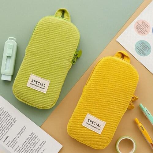 Pencil Pouch/Case Makeup Brush Bag Pocket Case Stationery Items Storage Bag Organizer for Cosmetic Travel Student School Casse