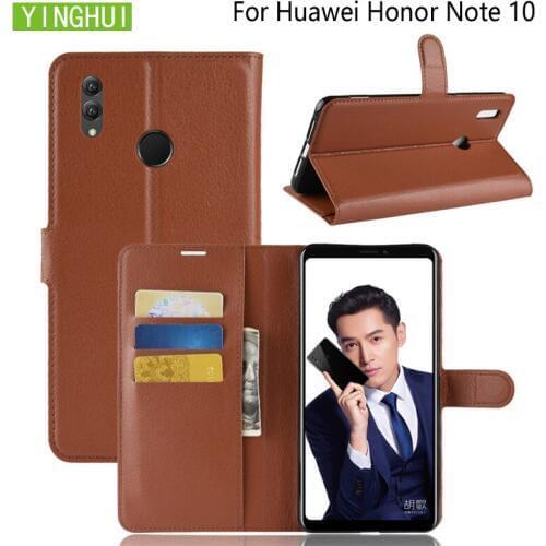 YINGHUI For Huawei Honor Note 10 Case Cover 6.95 inch Wallet PU Leather Case for Huawei Honor Note10 Flip Cover Stand phone case