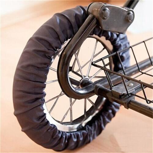Baby Stroller Wheels Covers Wheelchair Wheels Protective Cover Baby Carriage Pram Pushchair Dustproof Wheel Covers
