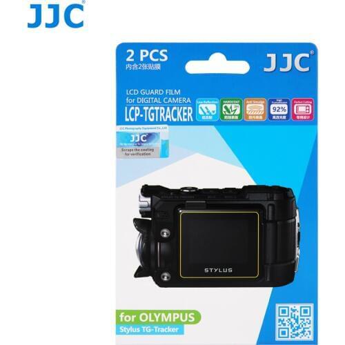 JJC LCP-TGTRACKER LCD Guard Film Screen Protector Camera Display Cover for Olympus Stylus TG-Tracker