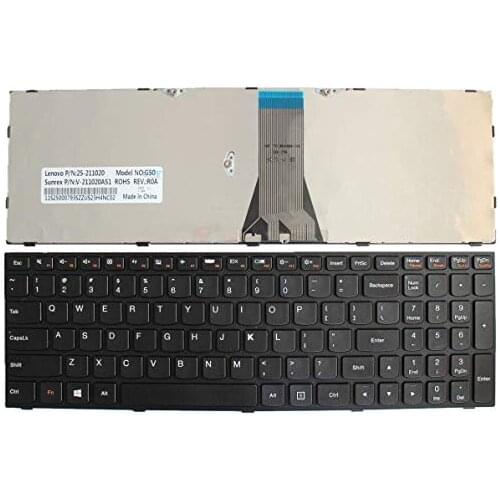 Laptop Keyboard for Lenovo B50-30 B50-30 Touch B50-45 B50-70 G50-30 G50-45 G50-70 G50-70m Z50-70 Z50-75 Series with Frame