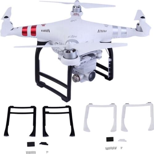 2PCS Tall Landing Gear Kits for DJI Phantom 3 Professional Advanced 3 SE Drone Spare Parts Height Extender Leg Feet 3A 3P SE Kit