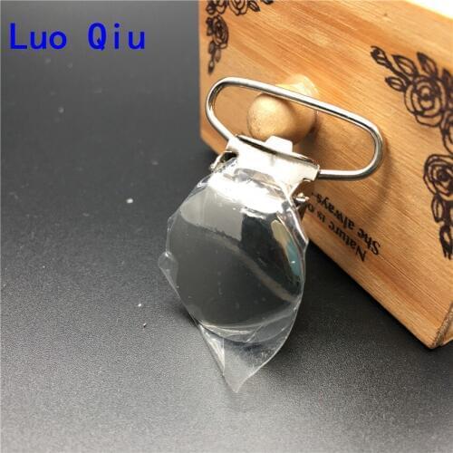 20pcs/lot 25mm silver Metal Round Hanging with a protective film Suspender mitten Clips Holders For Project Craft Sewing Tool