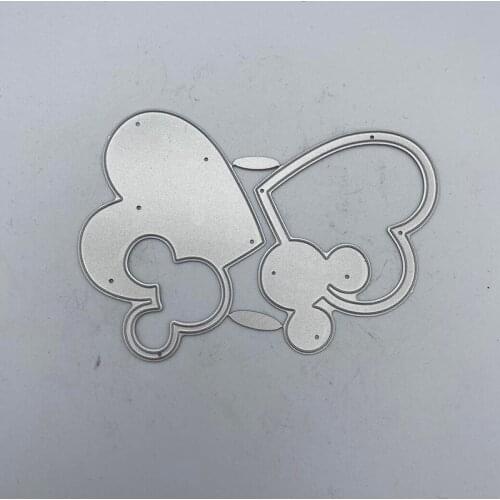 Metal Cutting Die Heart Scrapbook Embossed Paper Card Album Craft Template Stencil Dies