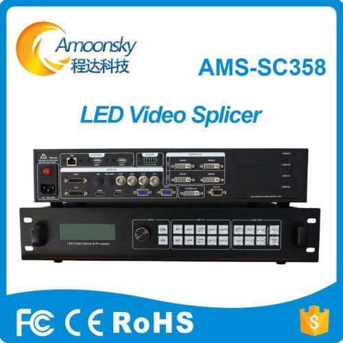 Multi Image Switcher Led Screen Scaler Video Splicer Multi-Screen Video Wall Controller SC358 Like Rgblink VSP 628Pro BVP828