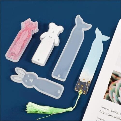 Fashion Animal Silicone Mold Cute Multi-style Bookmark Resin Epoxy Mold Handmade DIY Jewelry Accessories