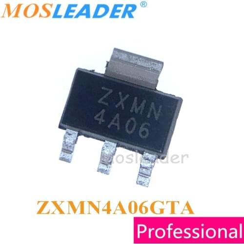 Mosleader ZXMN4A06GTA SOT223 100PCS 1000PCS 40V 7A N-Channel ZXMN4A06 High quality Made in China