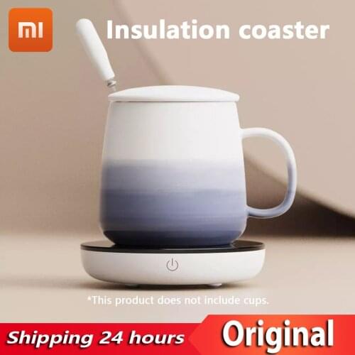 Original YOUPIN Insulation Coaster Portable 55℃ Lasting Heat Preservation Tempered Glass Office Home Pad Coaster